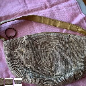 2 Vintage evening bags  by Corde..label still inside one.made in Brooklyn NY